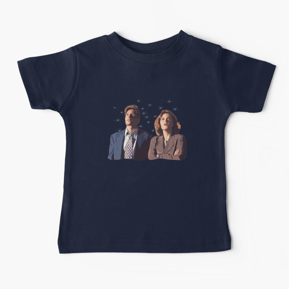 the X files deep throat Fox Mulder and Dana Scully Baby T-Shirt
