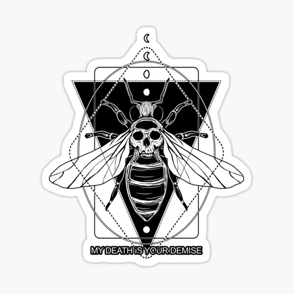 KILLER BEE - save the bees! Sticker