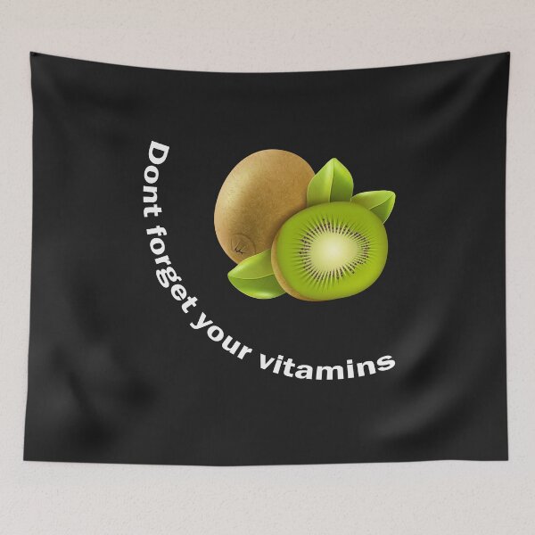 Item preview, Kiwi picture sayings. Dont forget your vitamins. designed and sold by dm4design.