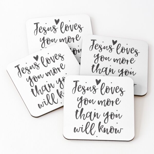 Item preview, Jesus loves you more than you will know designed and sold by jazzydevil.