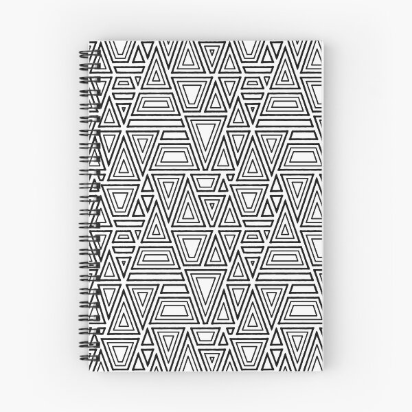 Item preview, Angular - Geometric Pattern (Black and White) designed and sold by Mario Patterns.