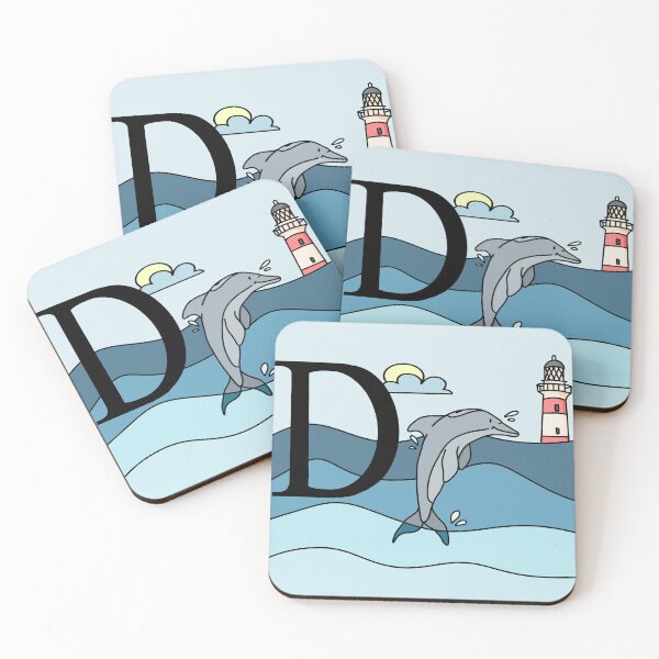 Item preview, Dolphin letter D designed and sold by silviaromo.