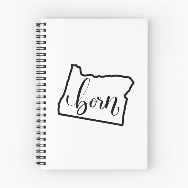 Artikelvorschau, Oregon State Outline - Geboren entworfen und verkauft von Chocolate Musings.