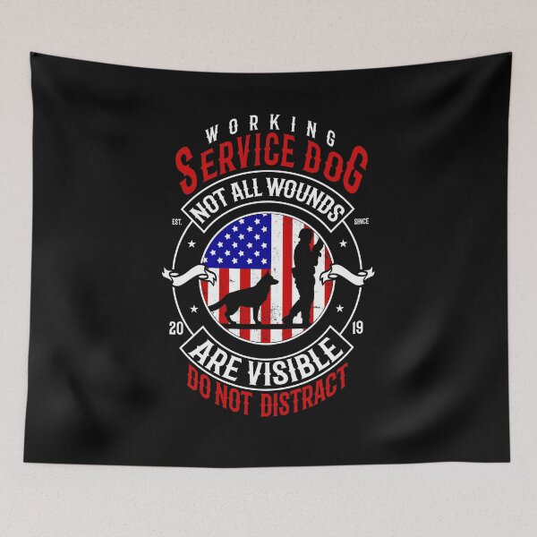 Item preview, PTSD Service Dog Remember Everyone Served Veteran designed and sold by Basti09.