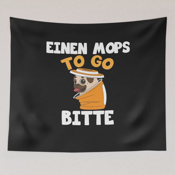 Item preview, Pug funny in the coffee mug. Pug Pug to go. designed and sold by dm4design.
