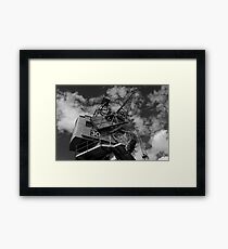 Dockside crane, Bristol waterfront Framed Print