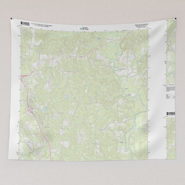 Item preview, USGS TOPO Map Mississippi MS Denham 20120314 TM designed and sold by WetdryvacRBO2.