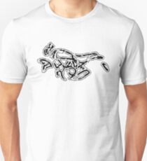 Scrambler 800 Motorcycle Calligraphy Vintage BK Unisex T-Shirt