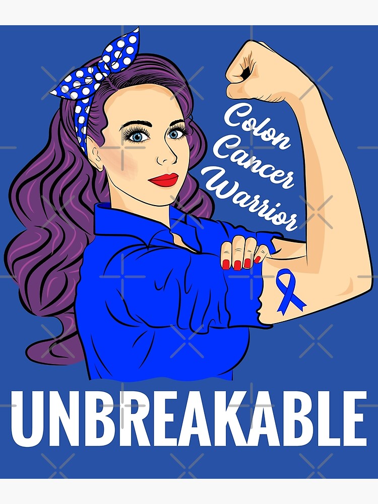 Strong Woman Gift Colon Cancer Warrior Unbreakable Tank Top Strong Woman Gift Colon Cancer Warrior Unbreakable Tank Top