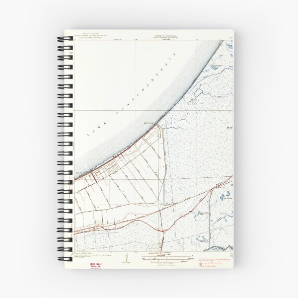 Item preview, USGS TOPO Map Louisiana LA Little Woods 333921 1938 31680 designed and sold by WetdryvacRB01.