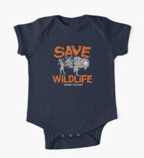Speichern Sie Wildlife ~ Bison Baby Body Kurzarm