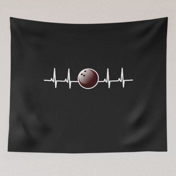Item preview, Bowling Ball Heartbeat Bowling Ball ECG Curve designed and sold by dm4design.