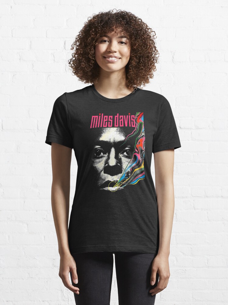 Alternate view of Miles Vintage Davis Concert Retro Essential T-Shirt