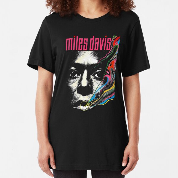 Miles Vintage Davis Concert Retro Slim Fit T-Shirt