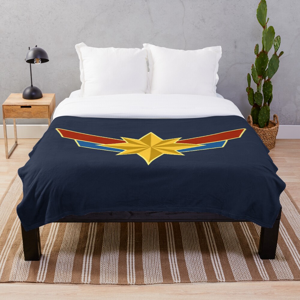 Super Heroine Throw Blanket