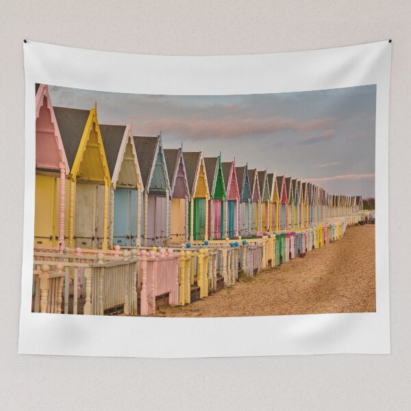 Item preview, Colourful beach huts on Mersea Island, Essex designed and sold by Mark Bangert.