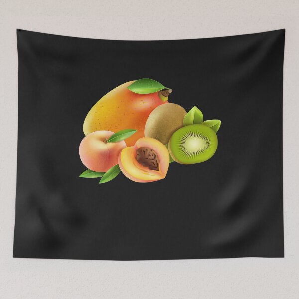 Item preview, Mango kiwi peach fruit bomb fruit picture gift designed and sold by dm4design.
