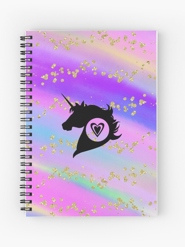 Unicorn Sequins Notebook Set - Rainbow Unicorn Diary for Girls