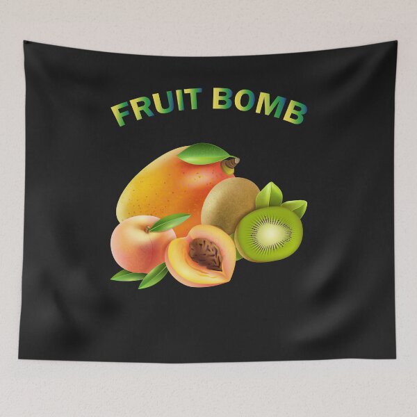 Item preview, Mango kiwi peach fruit bomb fruit picture gift designed and sold by dm4design.