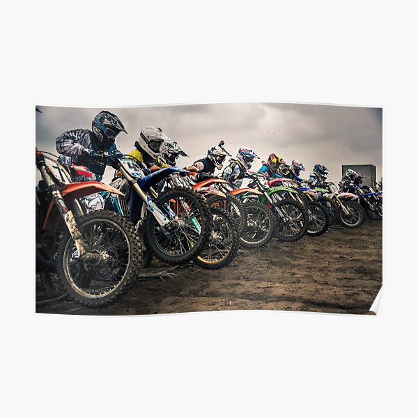 MOTOCROSS LARGE GIANT WALL POSTER