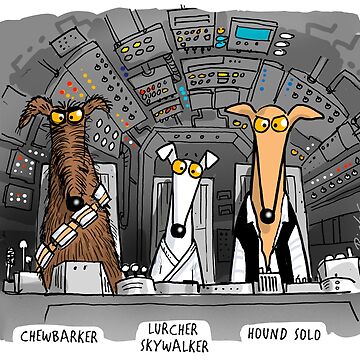 Artwork thumbnail, Hound Solo Tee by RichSkipworth