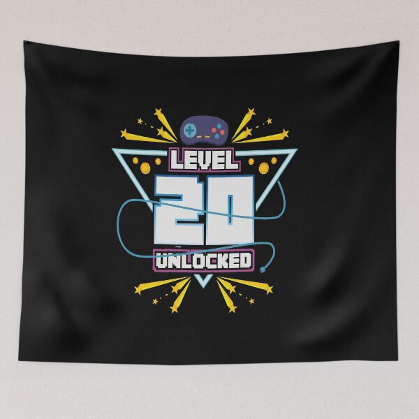 Item preview, Level Up Typical Gamer Gaming Nerd 20 Player Gift designed and sold by Pubi.