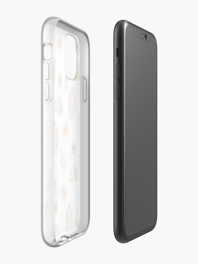 Alternate view of Vintage Beach Toile iPhone Case & Cover