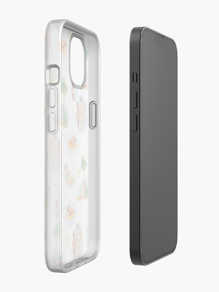 Alternate view of Vintage Beach Toile iPhone Case