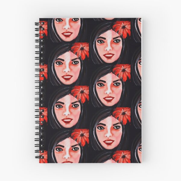 Item preview, Woman with red flower designed and sold by Julia Grammer-Begley.