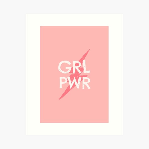 GRL PWR Art Print