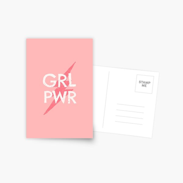 GRL PWR Postcard