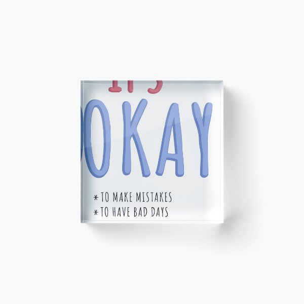 Item preview, it's okay to make mistakes designed and sold by desigma.