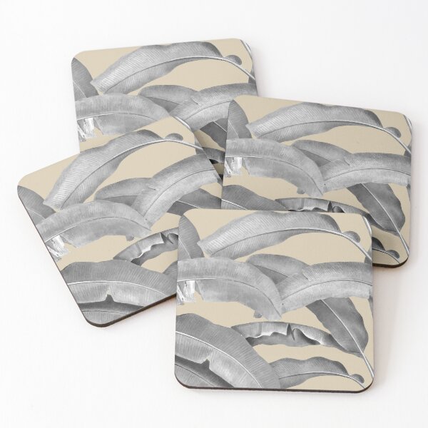 Item preview, Tropical Neutral Colors Leaves designed and sold by SoccaTamam.