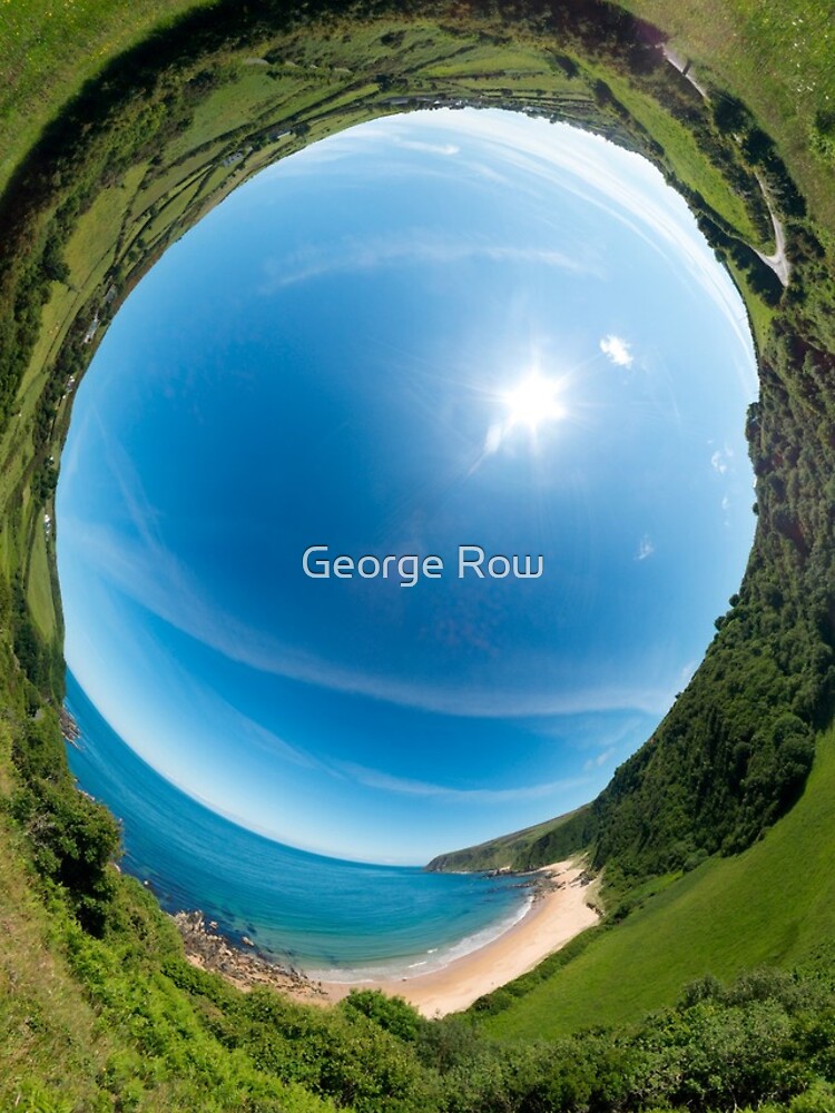 Kinnagoe Bay - Sky In by VeryIreland