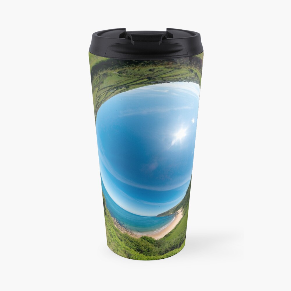 Kinnagoe Bay - Sky In Travel Mug