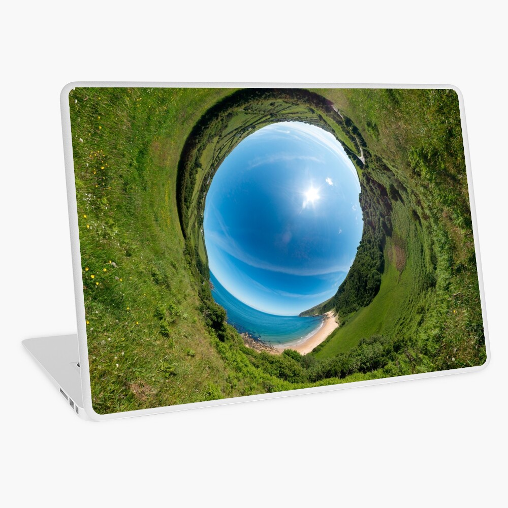 Kinnagoe Bay - Sky In Laptop Skin