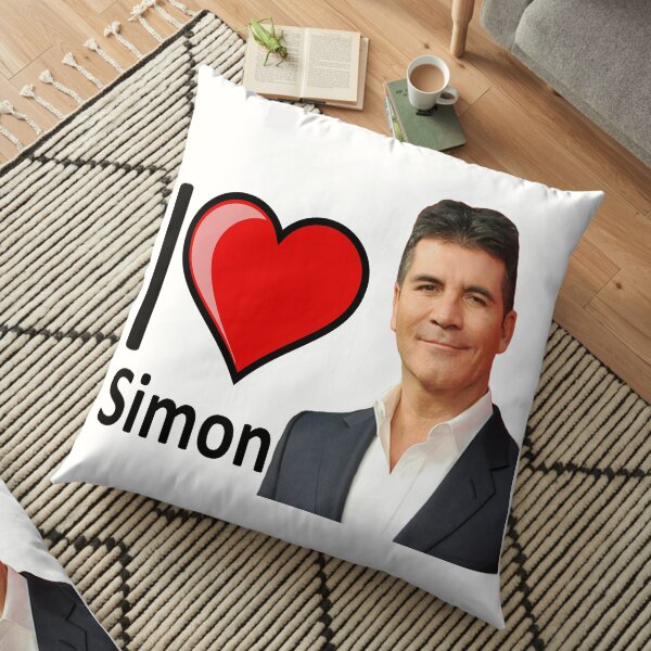 I Love Simon Cowell Floor Pillow