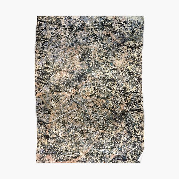 Jackson Pollock. Lavender Mist. GREETING CARD. 1950. Poster