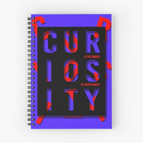 Item preview, Curiosity is the engine of achievement designed and sold by mensijazavcevic.
