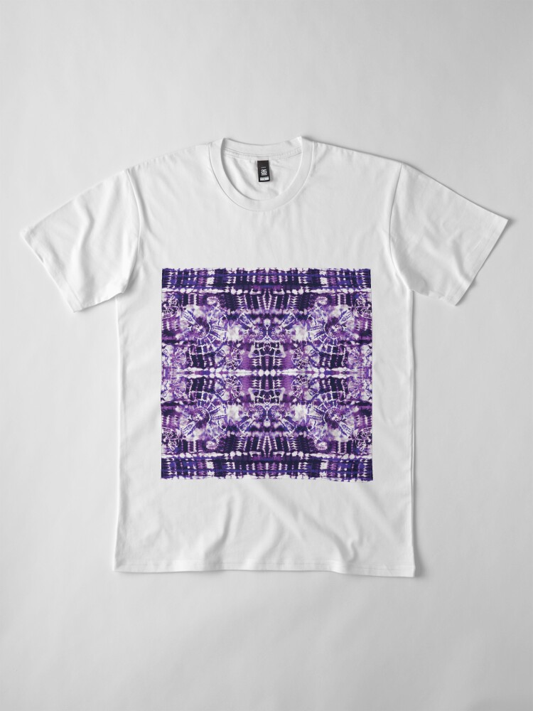 Alternate view of Tie-Dye Spiral Shibori Premium T-Shirt