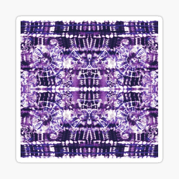 Tie-Dye Spiral Shibori Sticker