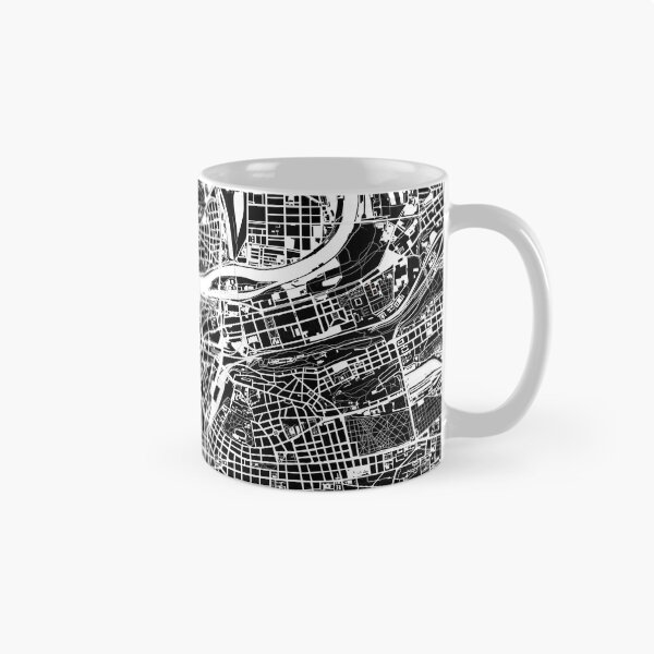 Item preview, Prague map black and white designed and sold by PlanosUrbanos.