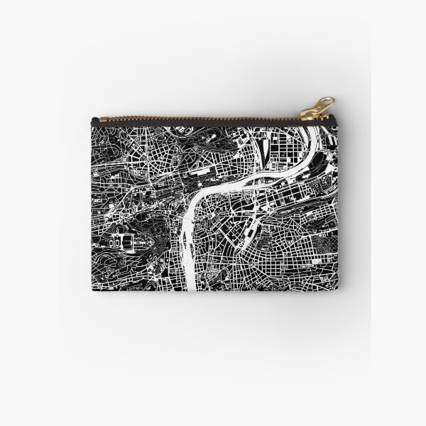 Item preview, Prague map black and white designed and sold by PlanosUrbanos.