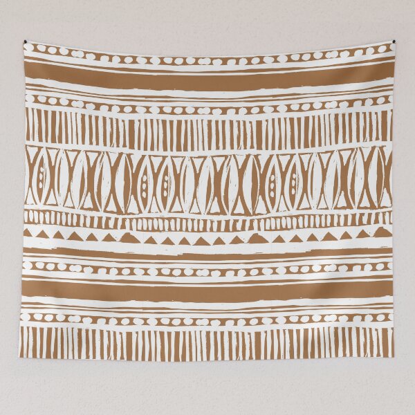Item preview, Black and White West African Tribal monochrome pattern designed and sold by AFRlives.