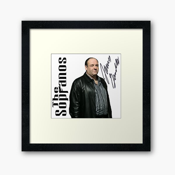 Vista previa del artículo con la obra «James Gandolfini Signature Works», diseñado y vendido por partybitz.