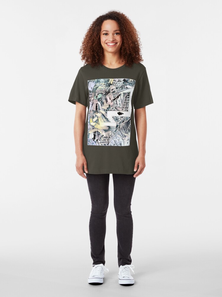 Alternate view of Shadow World Slim Fit T-Shirt