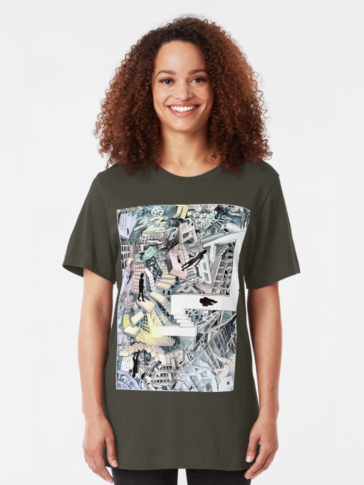 Alternate view of Shadow World Slim Fit T-Shirt