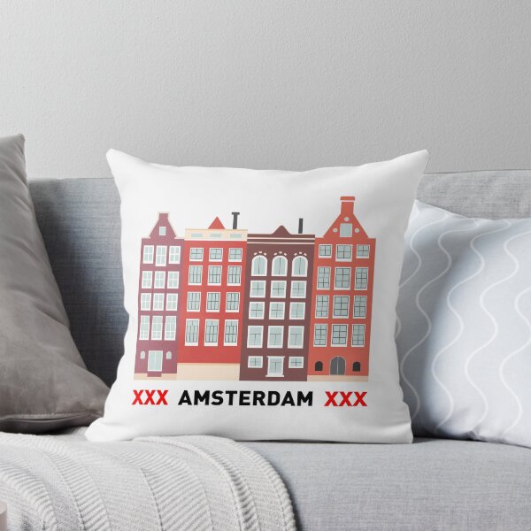 Item preview, Amsterdam houses - black letters designed and sold by Isabelle-Anne.