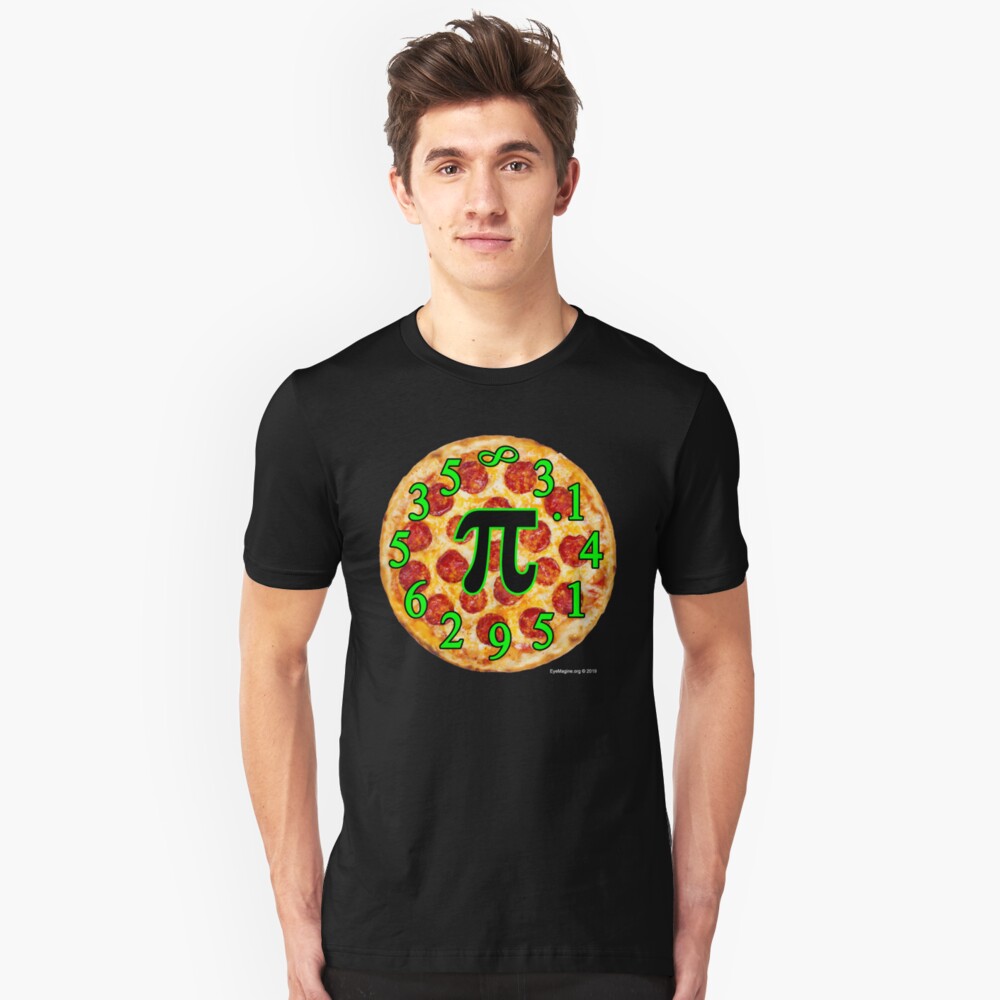 Pizza Pi Day Slim Fit T-Shirt