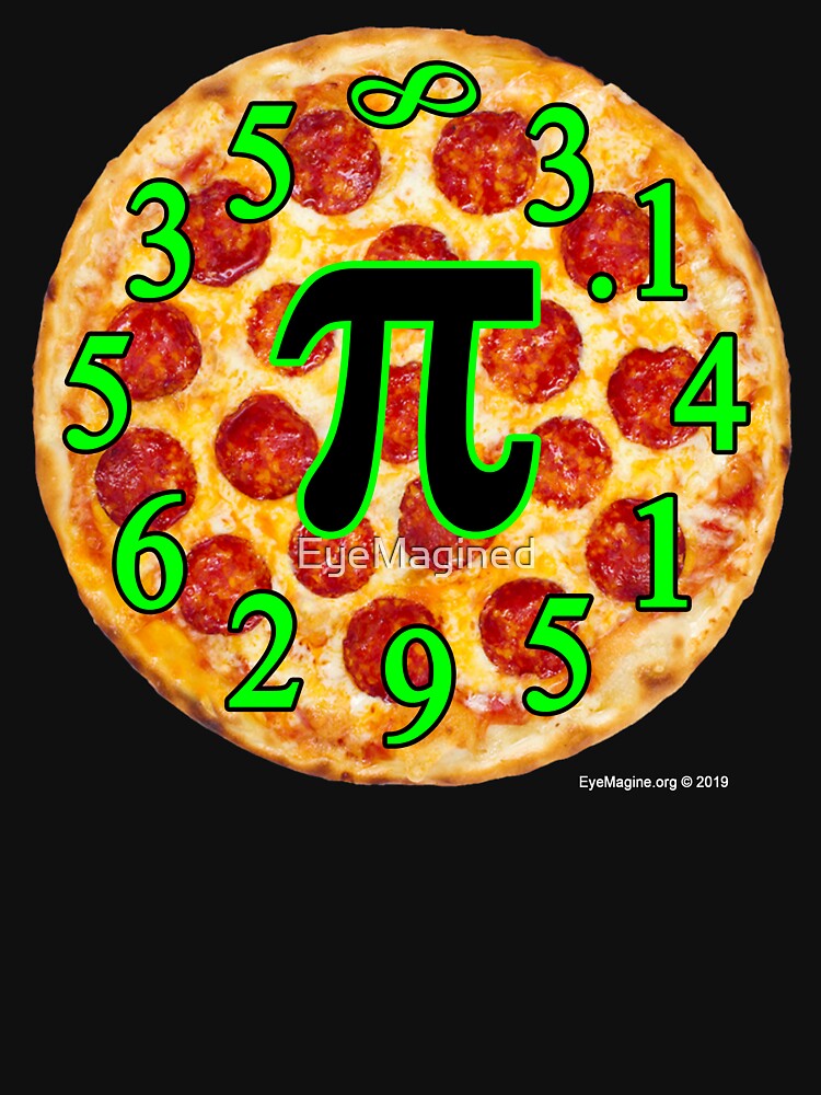 Pizza Pi Day by EyeMagined